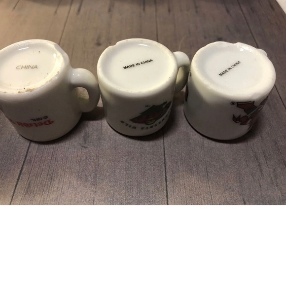 Vintage NHL Mini Hockey Team Lot Mugs Habs Kings Flames NYR Flyers Stars Sharks - Picture 11 of 11